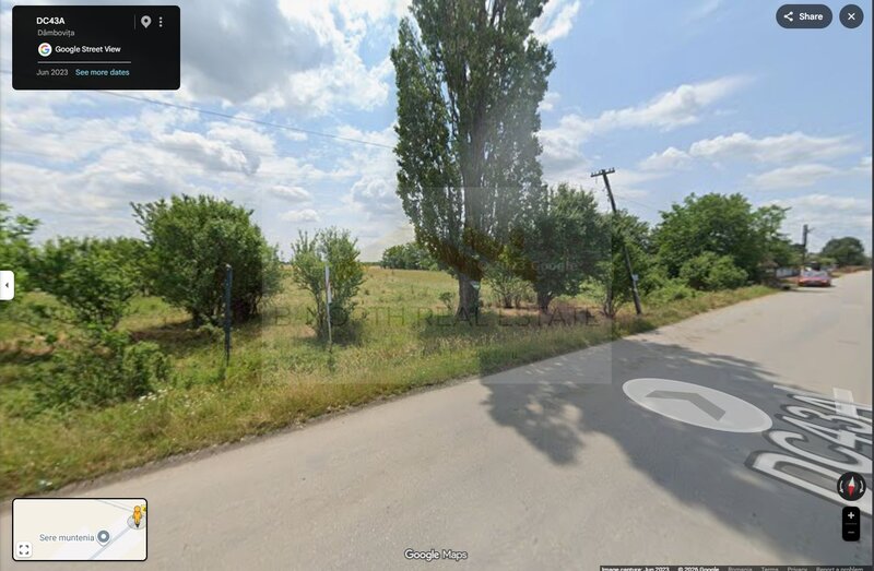 Terenuri de vanzare Racari, Dambovita | 540 mp si 640 mp | 26 euro/mp