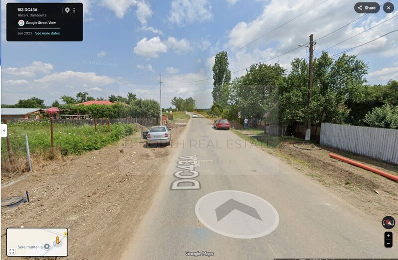 Terenuri de vanzare Racari, Dambovita | 540 mp si 640 mp | 26 euro/mp