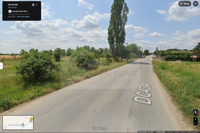 Terenuri de vanzare Racari, Dambovita | 540 mp si 640 mp | 26 euro/mp