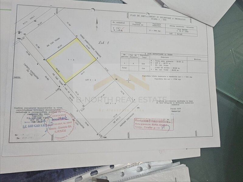 Terenuri de vanzare Racari, Dambovita | 540 mp si 640 mp | 26 euro/mp